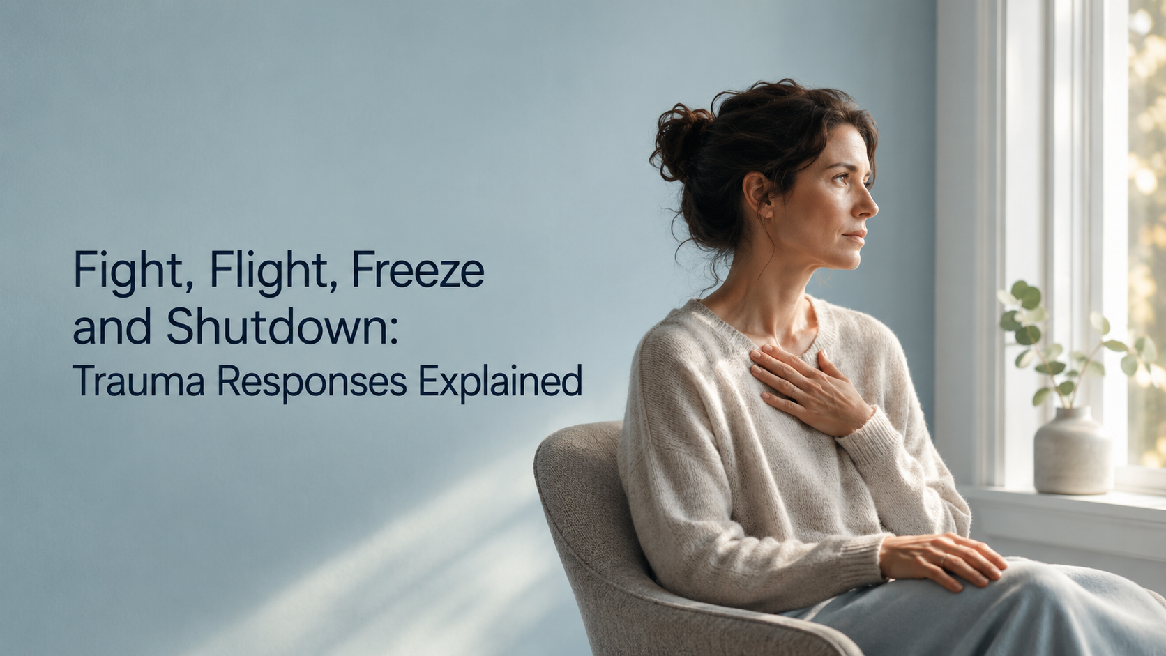 Fight, flight, freeze and shutdown nervous system trauma responses